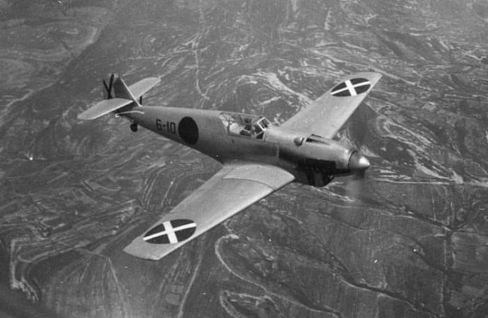 Bf 109A from the Condor Legion during Spanish Civil War (1936-1939).