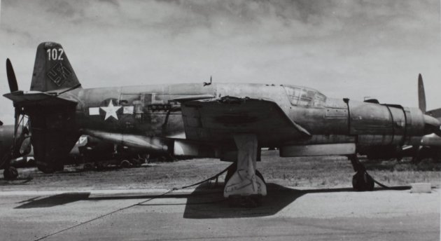 The single existing Dornier 335 in possession of the United States.