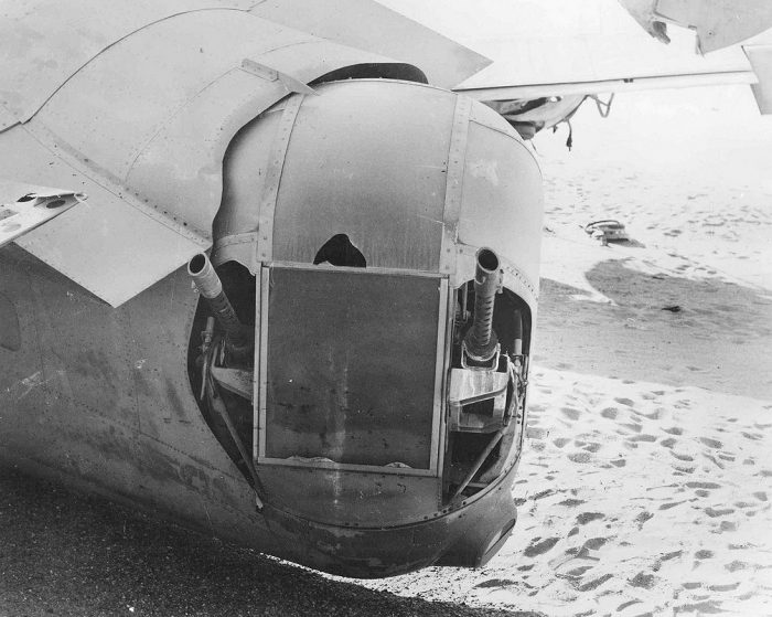 The tail turret of Lady Be Good.