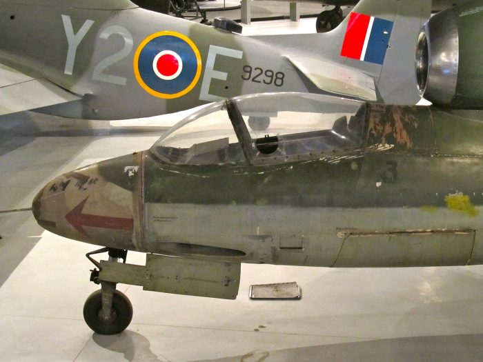 The cockpit canopy of the He 162 Salamander. Image by JustSomePics CC BY-SA 3.0