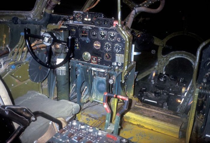Boeing B-29 Bockscar cockpit.